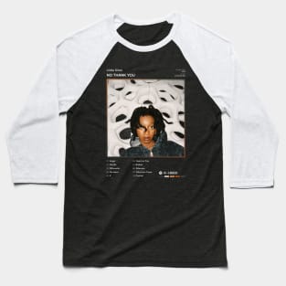 Little Simz - NO THANK YOU Tracklist Album Baseball T-Shirt